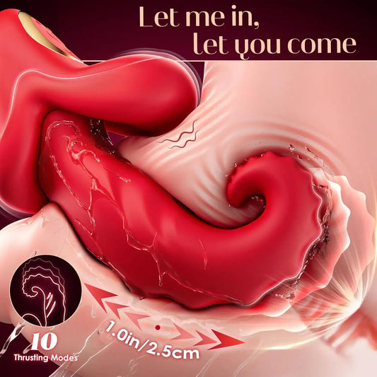 tongue style waterproof massager silicone