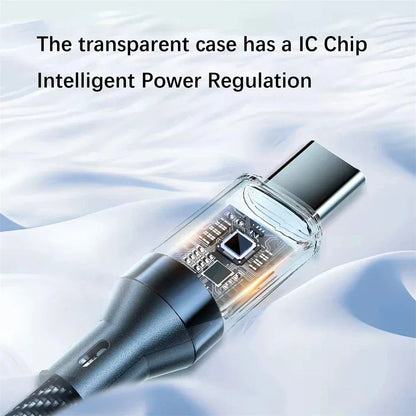 usb c fast charge braided cable